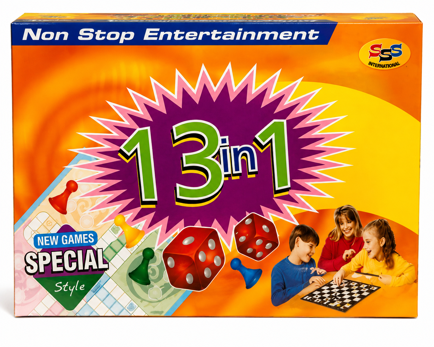 13-in-1 Family Board Game Set