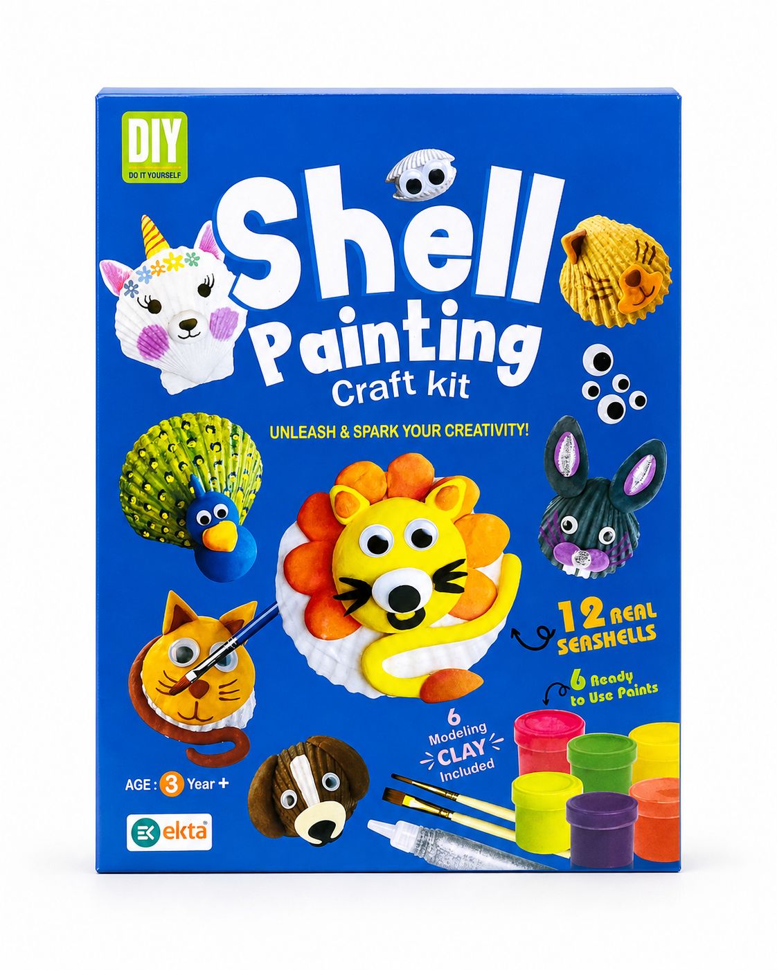 DIY Shell Painting Craft Kit