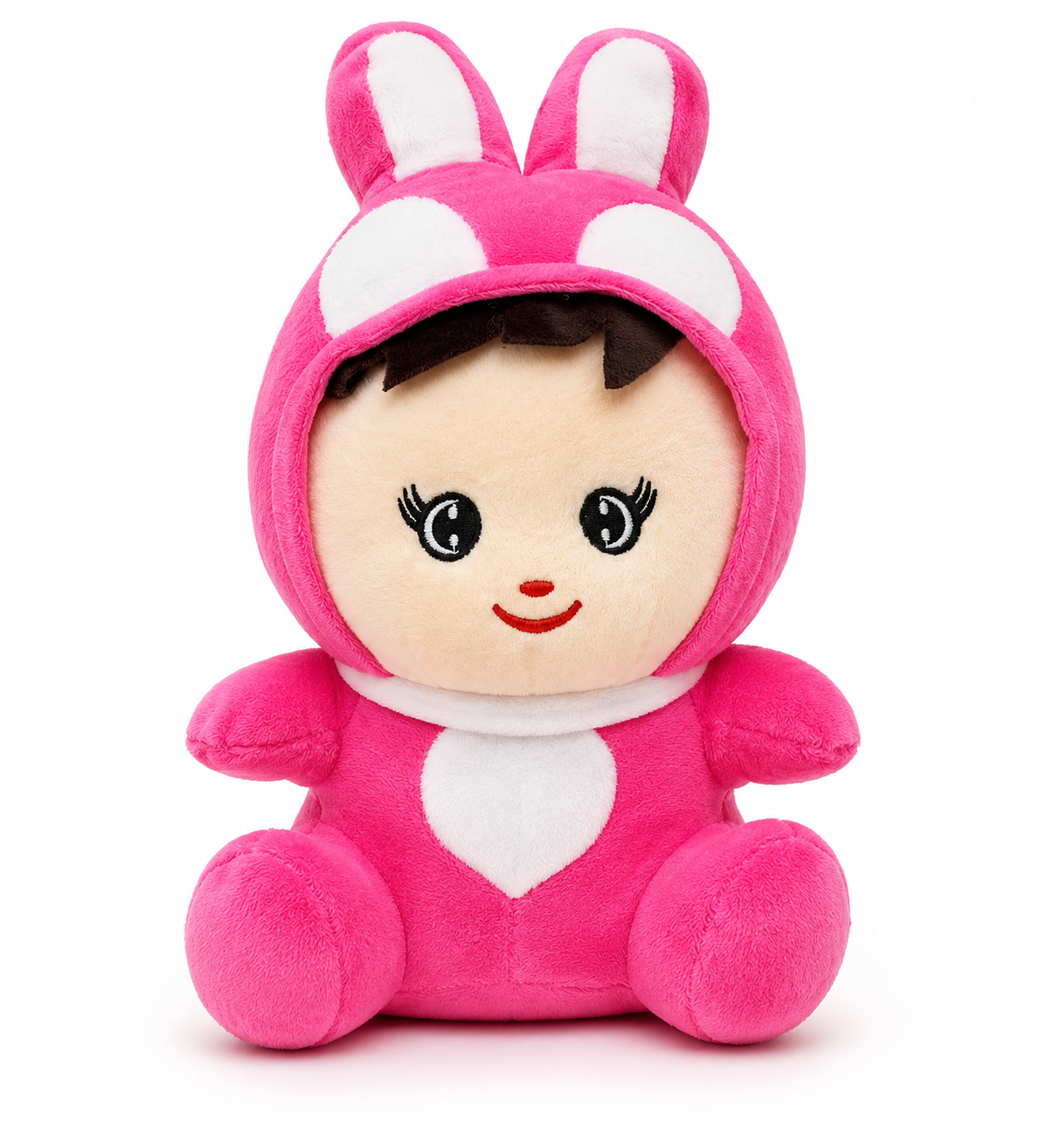 Pink Bunny Baby Plush Doll