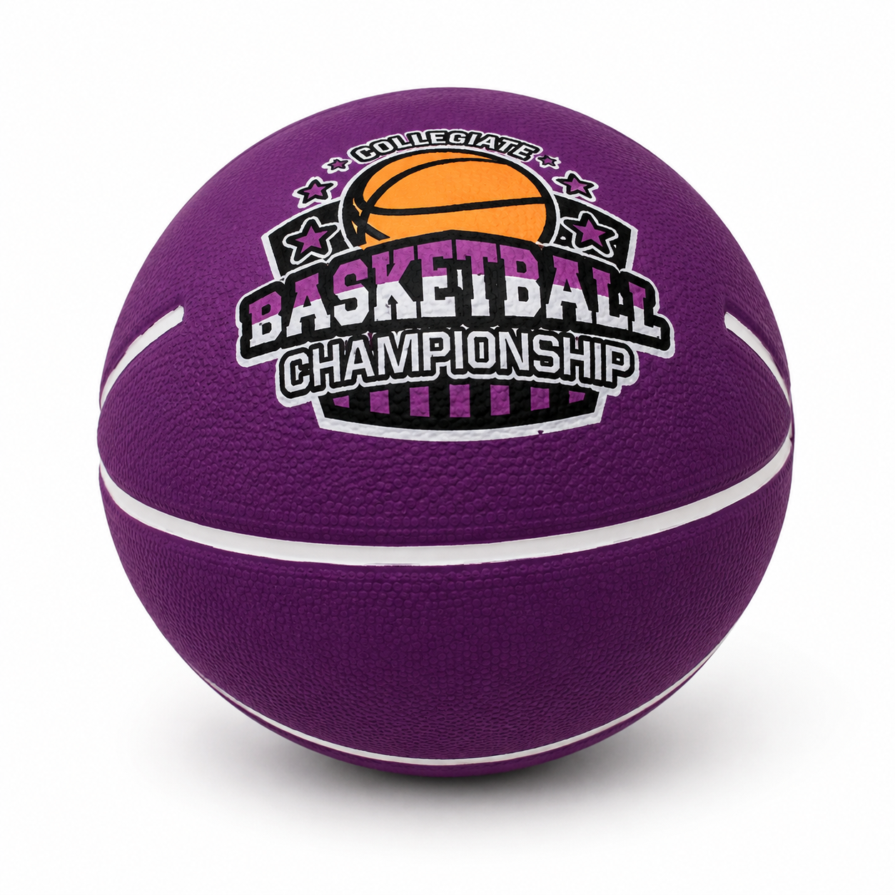 Purple Basketball Championship Sports Ball