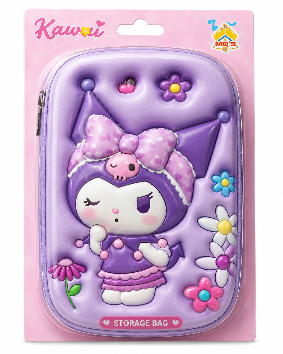 Heart Holding Teddy pencil box
