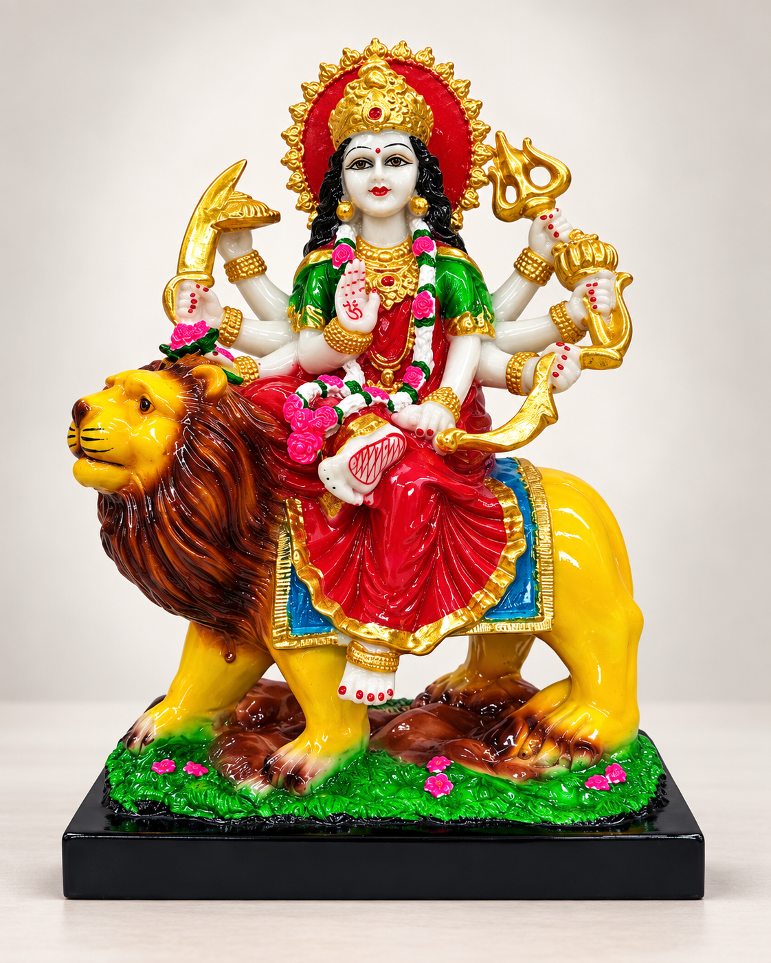 Maa Durga Idol on Lion – Premium Divine Decorative Statue