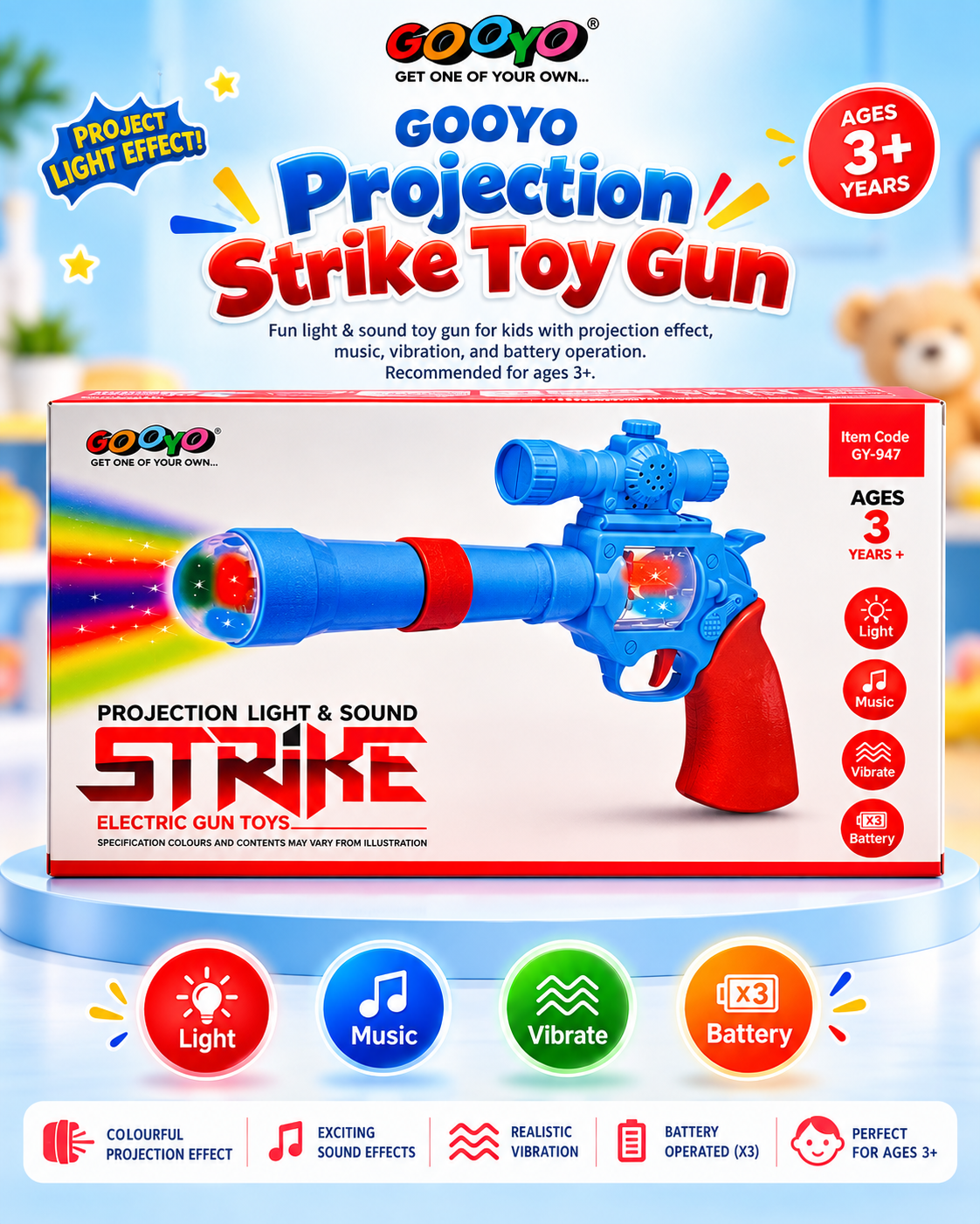 GOOYO Projection Strike Toy Gun