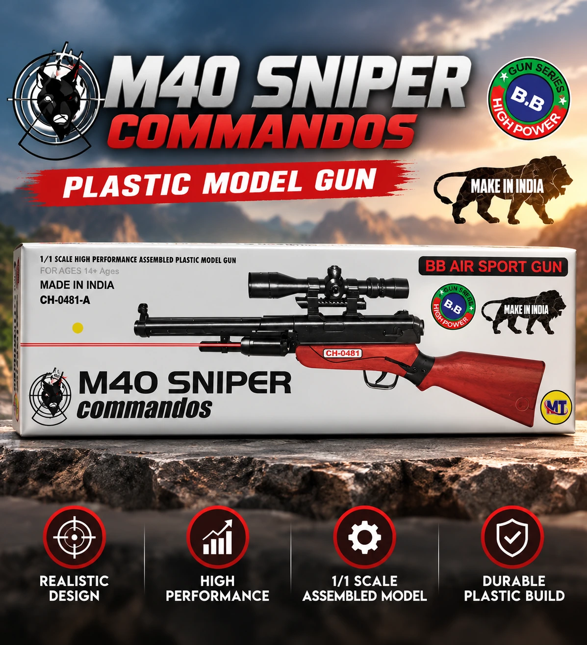 M40 Sniper Plastic Gun